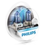 Галогенные лампы Philips Diamond Vision Н4 (белый) 12342DVS2