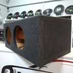 Короб под сабвуфер 2х10 (труба)