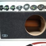 Короб под сабвуфер с трубой 10″